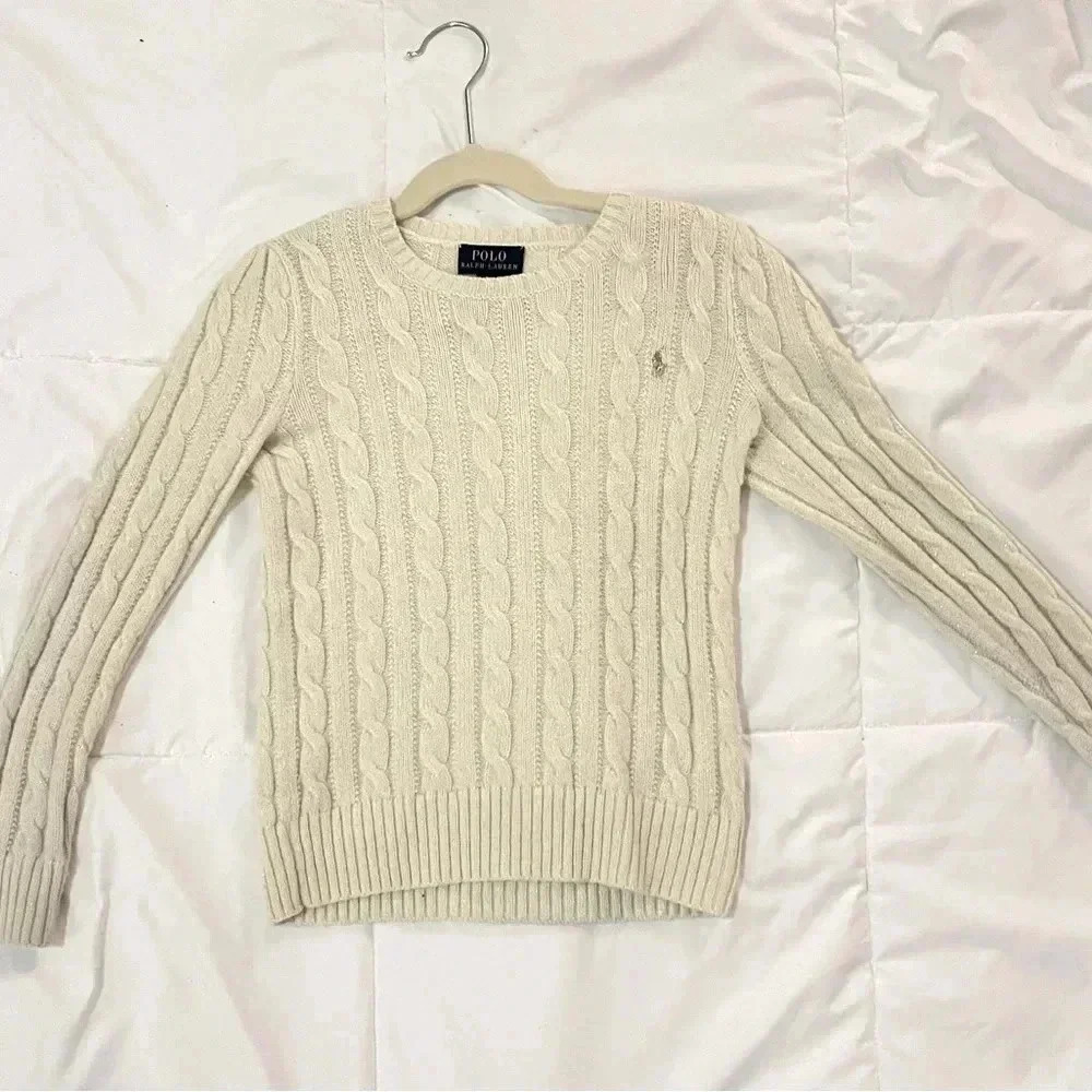 Girls Polo Ralph Lauren Cable knit sweater